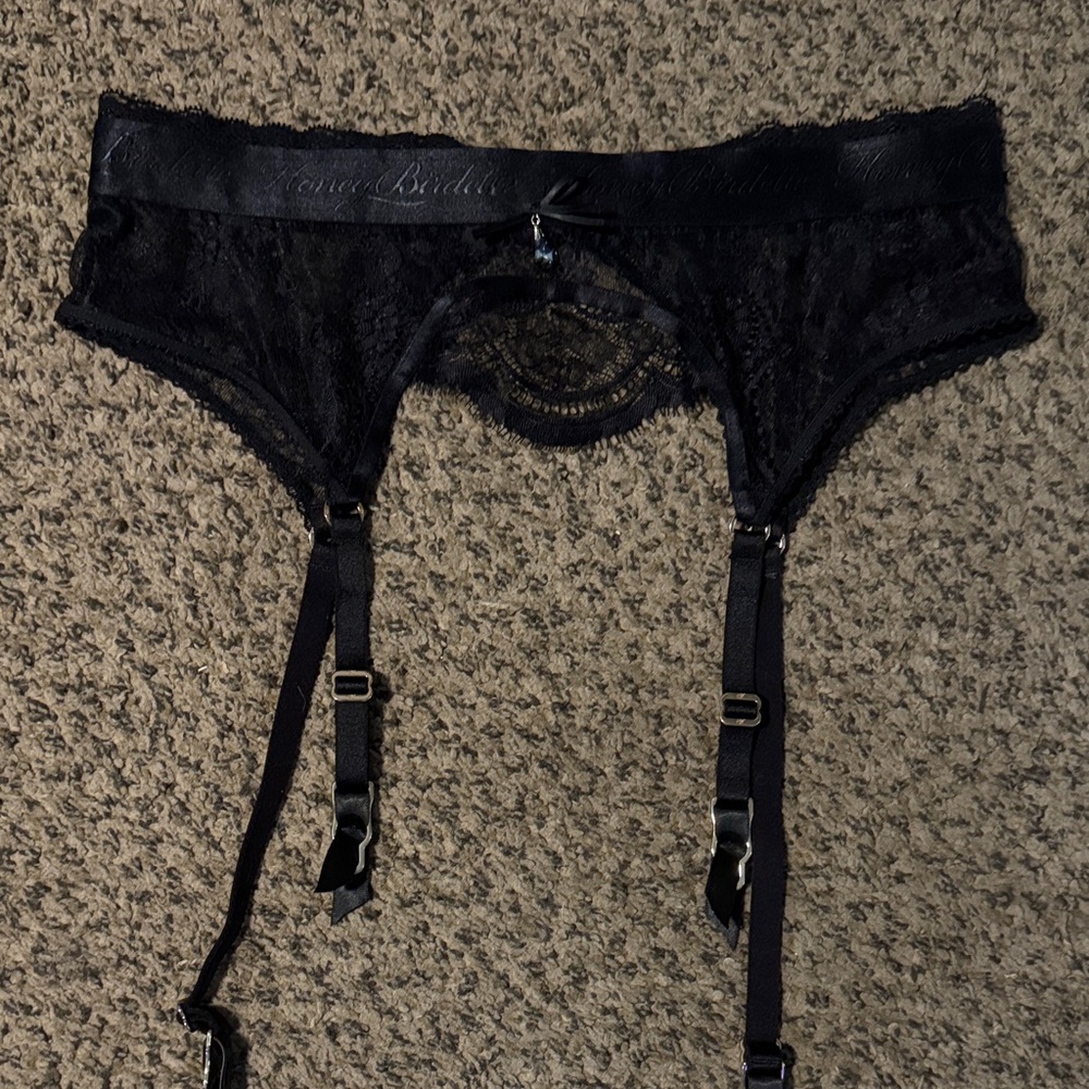Honey Birdette Midnight Lace Lingerie